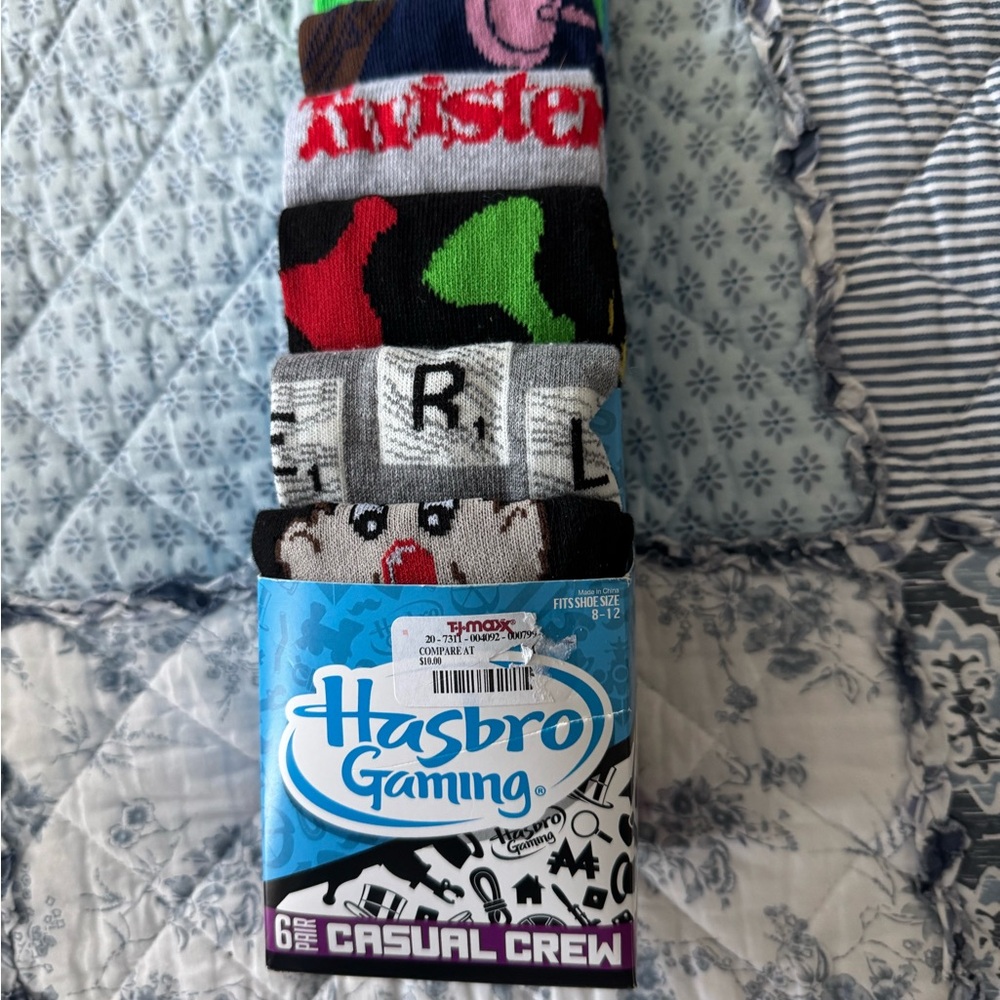 Hasbro Men's Fun Game Socks Set - Picture 3 of 5